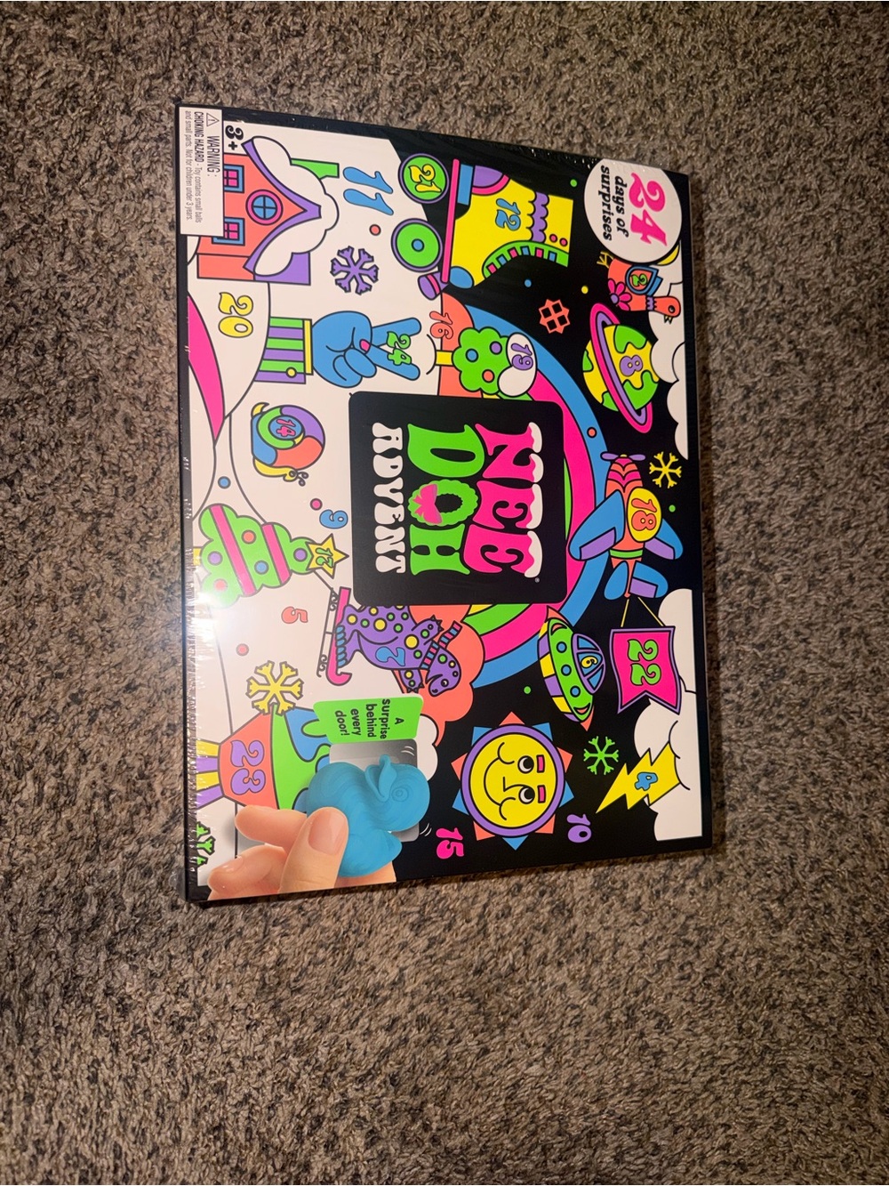 Kids Advent Playset - Neon Pop! Advent Calendar - Multicolor